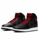 Унисекс кроссовки Nike Air Jordan 1 Retro High Black Satin Gym Red