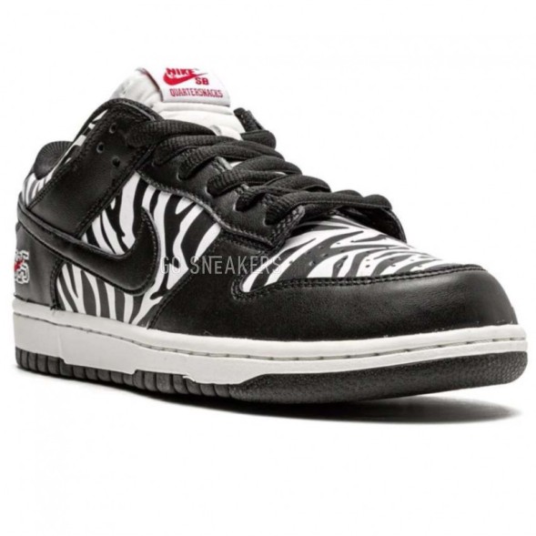 Унисекс кроссовки Nike x Quartersnacks SB Dunk Low Zebra