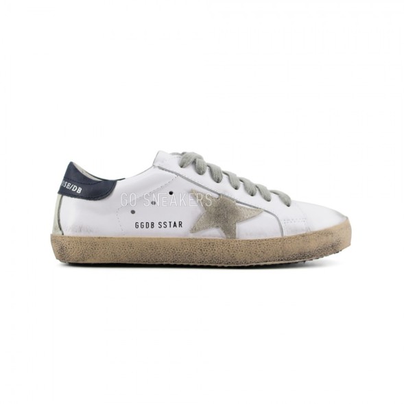 Женские кеды Golden Goose Deluxe Brand Navy/White Star