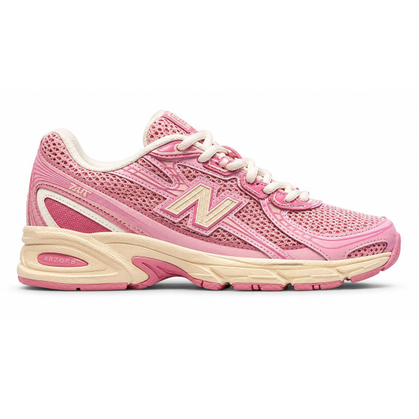 Женские кроссовки New Balance 740 Pink/White