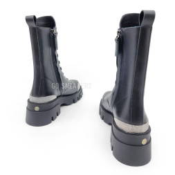 Brunello Cucinelli High Boots Leather Black