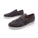 Мужские лоферы Kiton Loafers Suede Brown