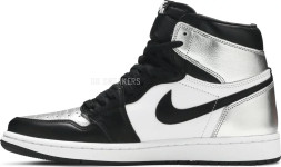 Женские кроссовки Nike Wmns Air Jordan 1 Retro High OG 'Silver Toe'