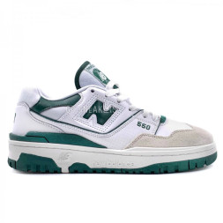 Женские кроссовки New Balance 550 White/Green