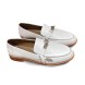 Женские лоферы Hermes Loafers White