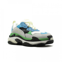 Balensiaga Triple S Blue-Grey-Green