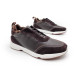 Мужские зимние кроссовки Loro Piana Man Winter Sneakers Leather Suede Brown