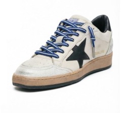 Golden Goose Ball Star Donna LTD Tennis-Inspired in Nappa Bianca