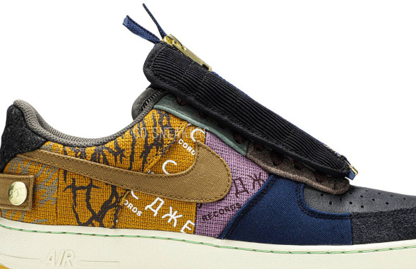 Женские кроссовки Nike Travis Scott x Air Force 1 Low &amp;#039;Cactus Jack&amp;#039;