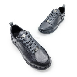 Hugo Boss Dark Grey Leather