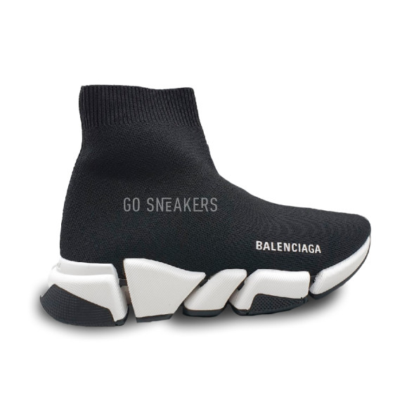 Женские кроссовки Balenciaga Speed Trainer High Top Black/White