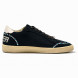 Женские кеды Golden Goose Ball Star With Silver Micro-Crystal Suede Black