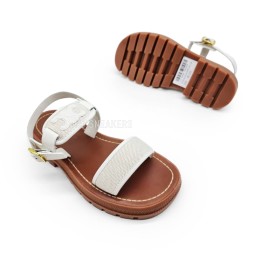 Céline Sandals Leather White