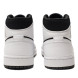 Унисекс кроссовки Nike Air Jordan 1 Mid White Black