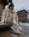 Унисекс зимние кроссовки Golden Goose Superstar High Winter Silver Glitter