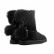 Женские угги с помпоном Classic Charm Boot Black