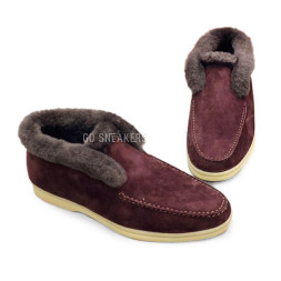 Loro Piana Open Walk Burgundi