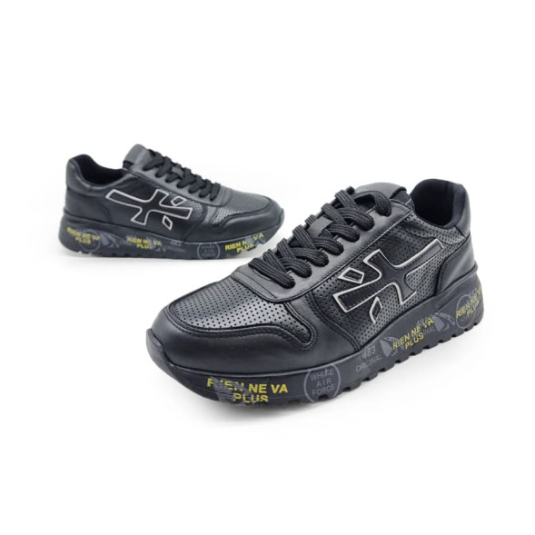 Унисекс кроссовки Premiata 483 Leather Air Black