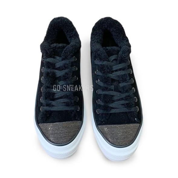 Женские зимние кеды Brunello Cucinelli Winter Sneakers Black