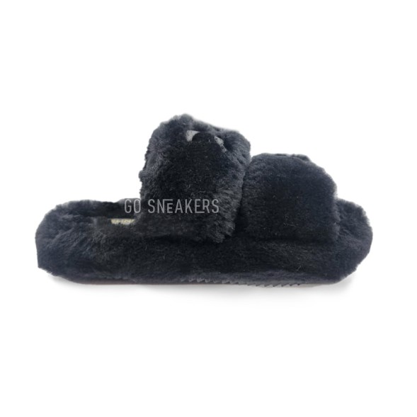 Женские шлепки Celine Flip-flops Wool Black