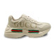 Женские кроссовки Gucci Leather Rhyton Logo Sneakers 