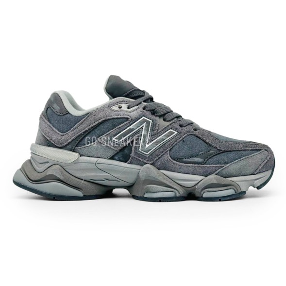 Зимние унисекс кроссовки New Balance 9060 Winter Suede Chocolate/Dark Grey