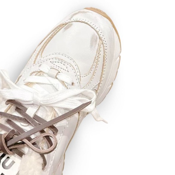 Женские зимние кроссовки Miu Miu Sneakers Winter White