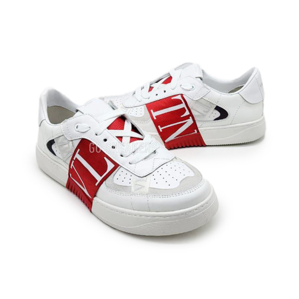 Унисекс кроссовки Valentino VL7N Low Top Red/White