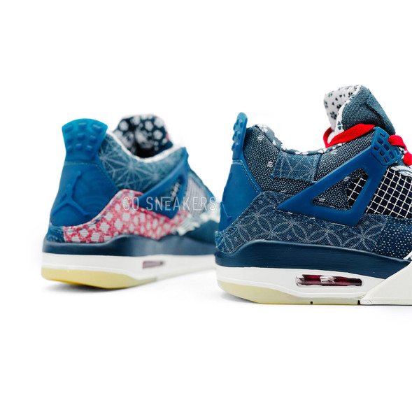 Унисекс кроссовки Nike Air Jordan 4 Sashiko Ocean Blue