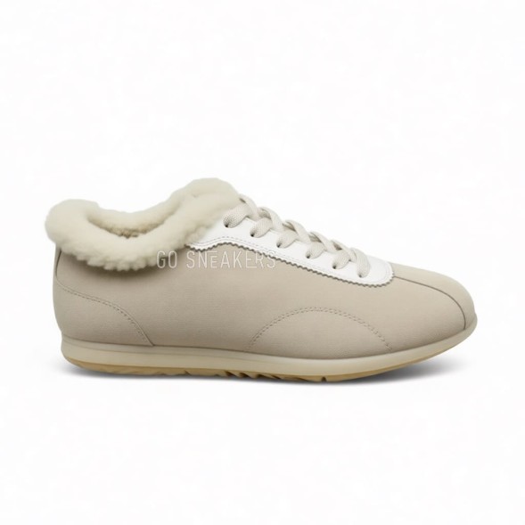Женские зимние кроссовки Brunello Cucinelli Sneakers Winter Beige
