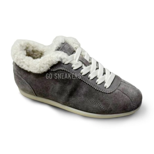 Женские зимние кроссовки Brunello Cucinelli Sneakers Winter Grey