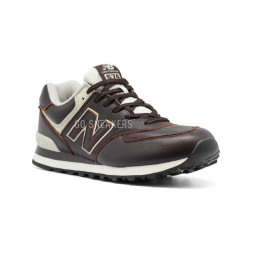 New Balance Мужские 574 Leather Brown