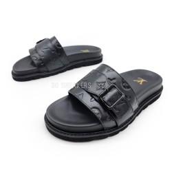 Louis Vuitton Flip-flops Leather Black