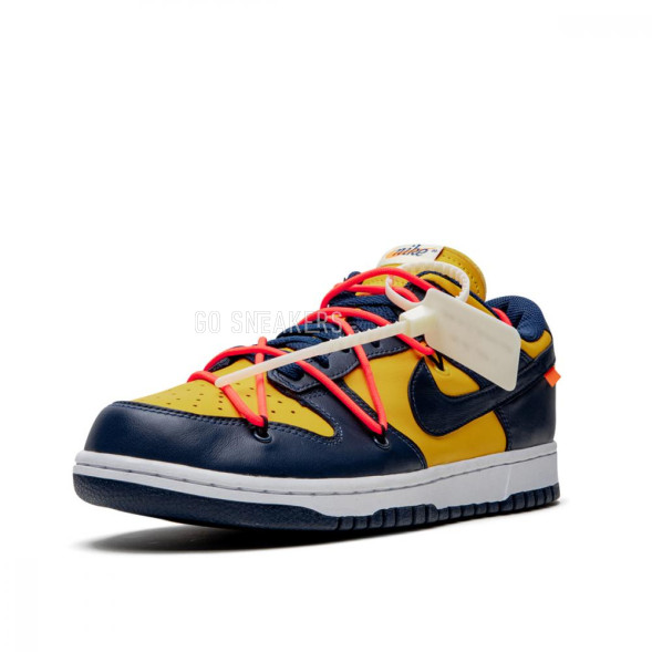 Унисекс кроссовки Nike Dunk Low Off-white - University Gold