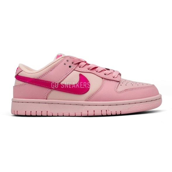 Женские кроссовки Nike Dunk Low GS &amp;#039;Triple Pink&amp;#039;